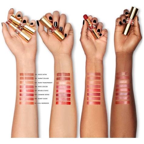 yves saint laurent rouge volupté shine lipstick swatches|ysl rouge volupté shine lipstick.